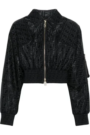 Fendi Gefütterte Cropped-Jacke