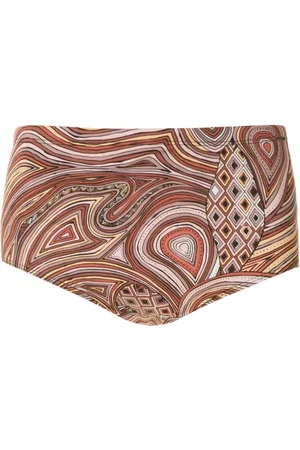 AMIR SLAMA Badehose mit "Marajoara"-Print