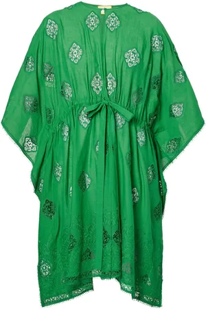 Erdem Kaftankleid mit Lochstickerei