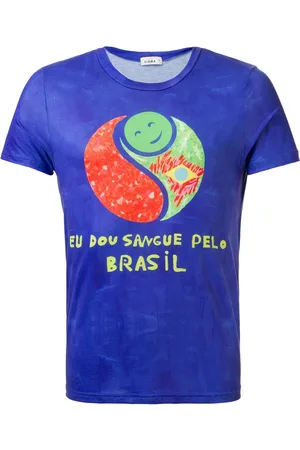 AMIR SLAMA T-Shirt mit grafischem Print