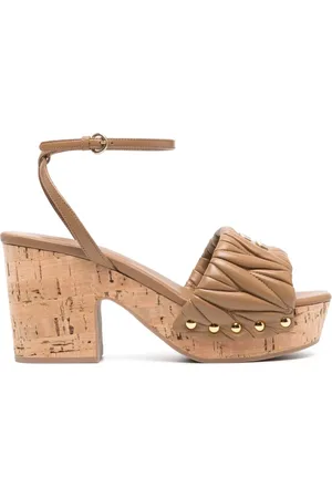 Miu Miu Sandalen mit Logo