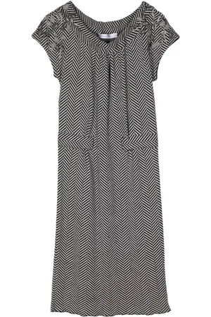 Dior Kleid mit Fischgrätenmuster