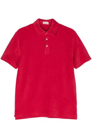 ALTEA Poloshirt mit Frottee-Finish