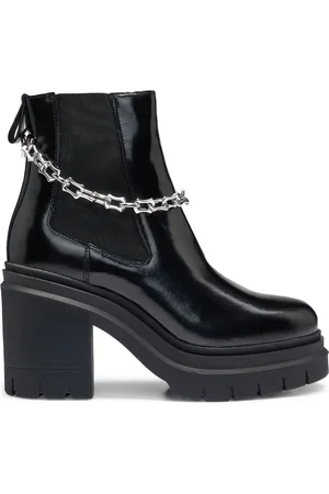 HUGO BOSS Chelsea-Boots mit Kettendetail