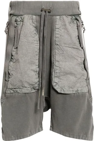 11 BY BORIS BIDJAN SABERI Joggingshorts mit Stone-Wash-Effekt