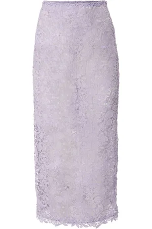 Carolina Herrera Midirock aus Spitze