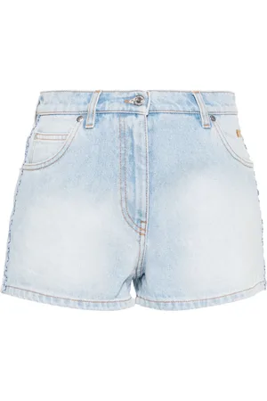 Msgm Jeans-Shorts mit Logo-Stickerei