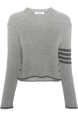 Thom Browne Pullover mit Zopfmuster