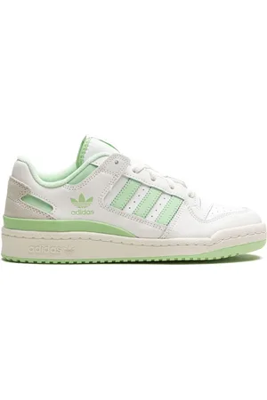 adidas Forum Low CL "White/Green Spark" Sneakers