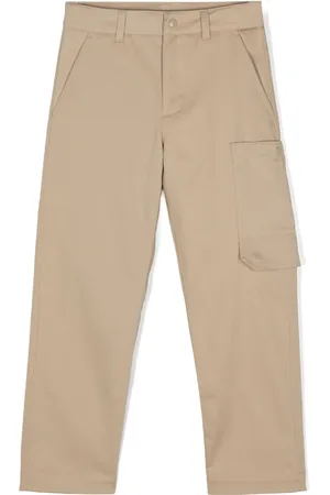 Moncler Gerade Hose mit Logo-Applikation