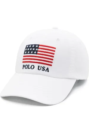 Ralph Lauren Baseballkappe mit Flaggenstickerei