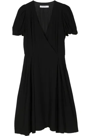 Dior Seiden-Minikleid in Wickeloptik