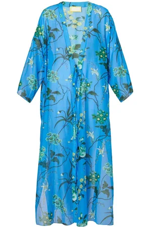 Erdem Kaftankleid mit Blumen-Print