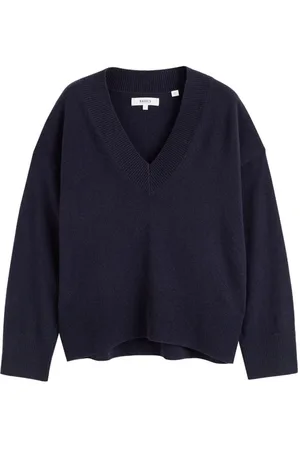 Chinti & Parker Gerippter Pullover mit V-Ausschnitt
