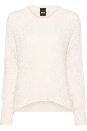 HUGO BOSS Pullover mit 3D-Strickmuster