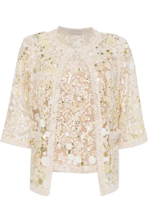 Elie saab Besticktes Twin-Set
