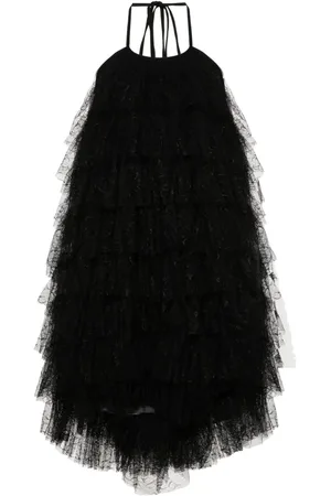UMA WANG Alys Midikleid aus Spitze