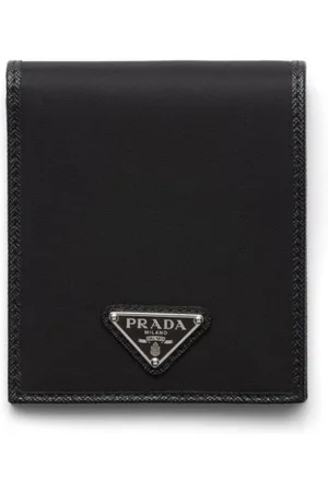 Prada Portemonnaie mit Logo-Schild