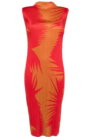PLEATS PLEASE ISSEY MIYAKE Piquant Midikleid