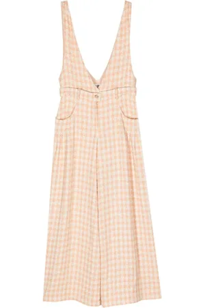 CHANEL 2023 Jumpsuit mit Hahnentrittmuster