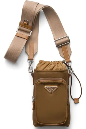 Prada Re-Nylon Smartphone-Hülle mit Schulterriemen