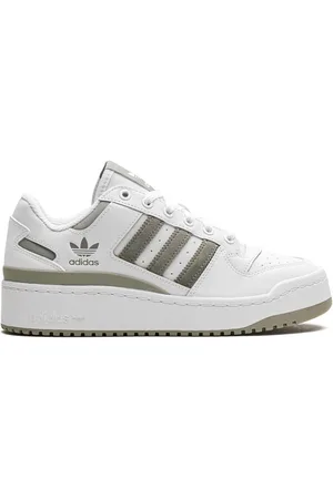 adidas Forum Bold Stripes "White/Silver Pebble" Sneakers