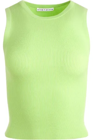 ALICE+OLIVIA Geripptes Tonita Tanktop