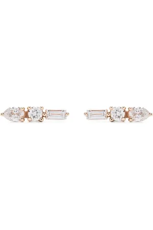 Dana Rebecca Designs 14kt Alexa Jordyn Gelbgoldohrringe mit Diamanten