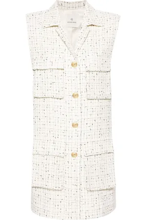 ANINE BING Einreihige Tweed-Weste