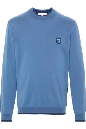 Maison Kitsuné Gestrickter Pullover mit Fuchsmotiv