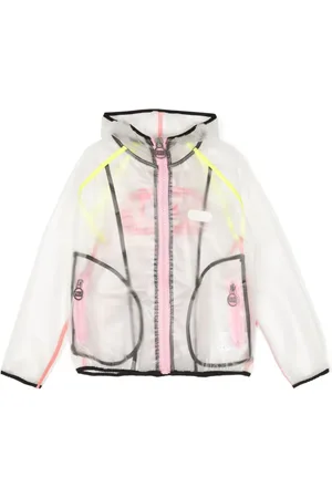 GCDS Transparente Kapuzenjacke