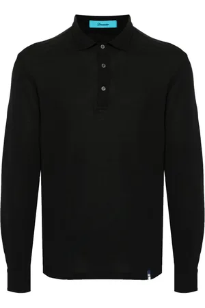DRUMOHR Langärmeliges Poloshirt