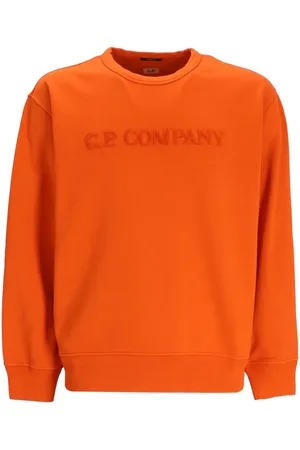 C.P. Company Sweatshirt mit Frottee-Logo