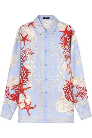 VERSACE Barocco Sea Hemd aus Seide