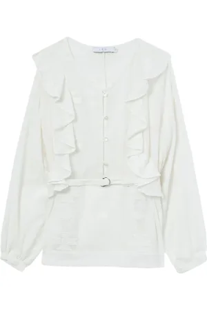 IRO Bluse mit Rüschendetail