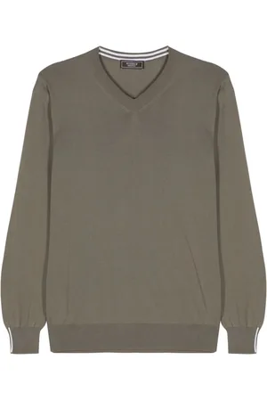 PESERICO SIGN Fein gerippter Pullover