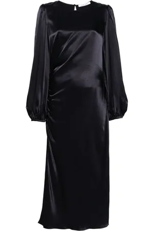 Samsøe Samsøe Gerafftes Saelvira Midikleid