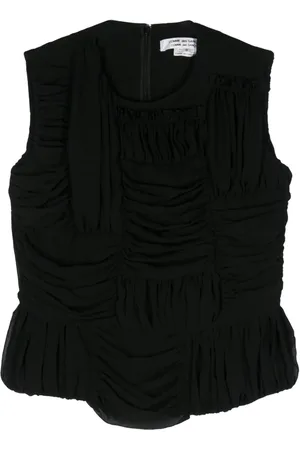 Comme des Garçons Top mit Raffungen
