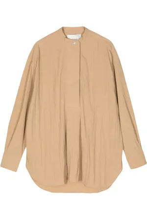 STUDIO NICHOLSON Bluse mit Stehkragen
