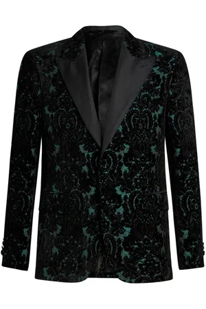 Etro Samtsakko mit Brokat