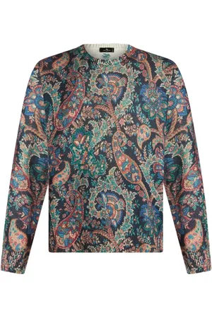 Etro Intarsien-Pullover mit Blumen