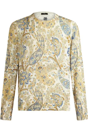 Etro Intarsien-Pullover mit Blumen