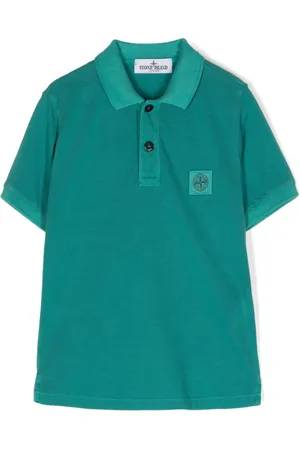 Stone Island Poloshirt mit Kompass-Patch