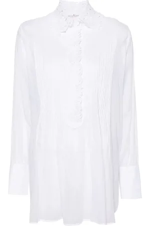 ERMANNO SCERVINO Bluse mit Blumenstickerei