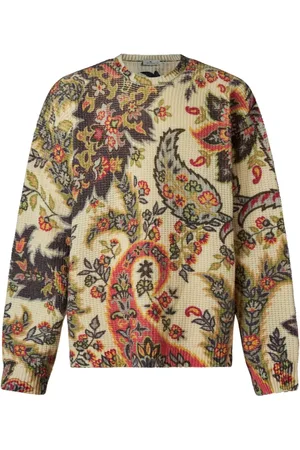 Etro Intarsien-Pullover mit Paisleymuster