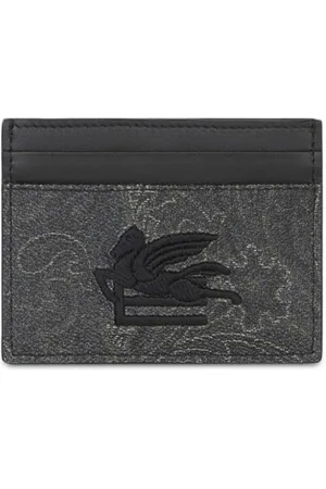 Etro Kartenetui mit Paisley-Print