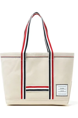 Thom Browne Kleiner Shopper mit Streifendetail
