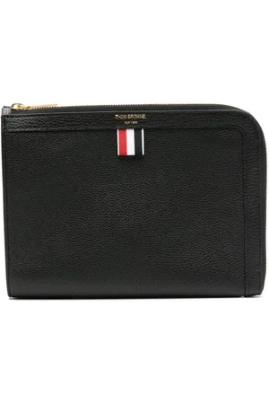 Thom Browne Mini Dokumentenmappe mit Seitenfalten