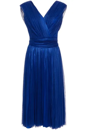 RHEA COSTA Drapiertes Midikleid