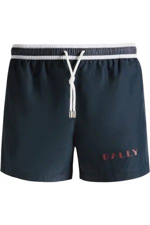 Bally Badeshorts aus recyceltem Material mit Logo-Print